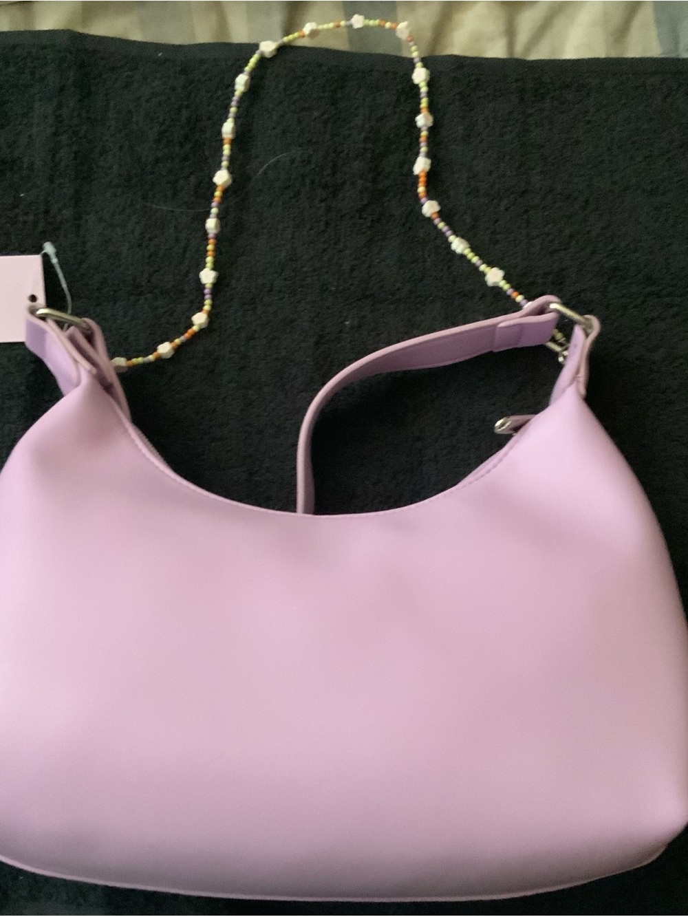wild fable Lavender Mini Shoulder Bag with Beaded Trim